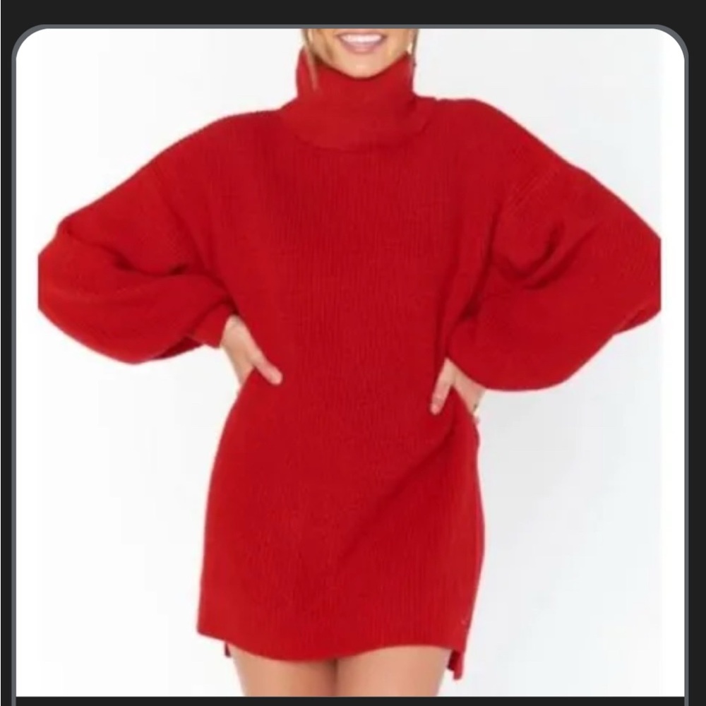 Show Me Your MuMu Red Mini Dress